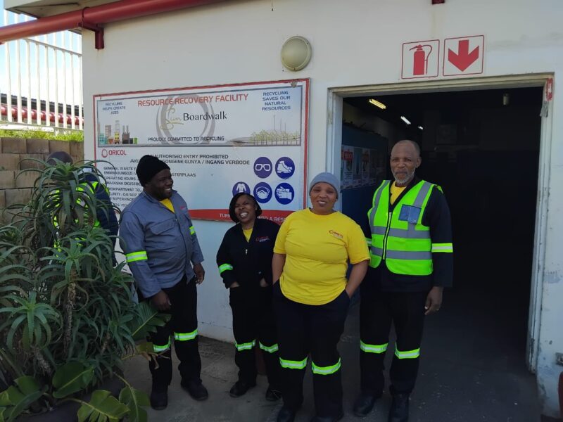 PHOTO-2025-08-07-14-39-50 (1) Oricol Environmental Services introduced a fully managed total waste management programme at Boardwalk Hotel & Casino in Gqeberha (Port Elizabeth), designed to deliver measurable improvement, full compliance and waste recovery and recycling.