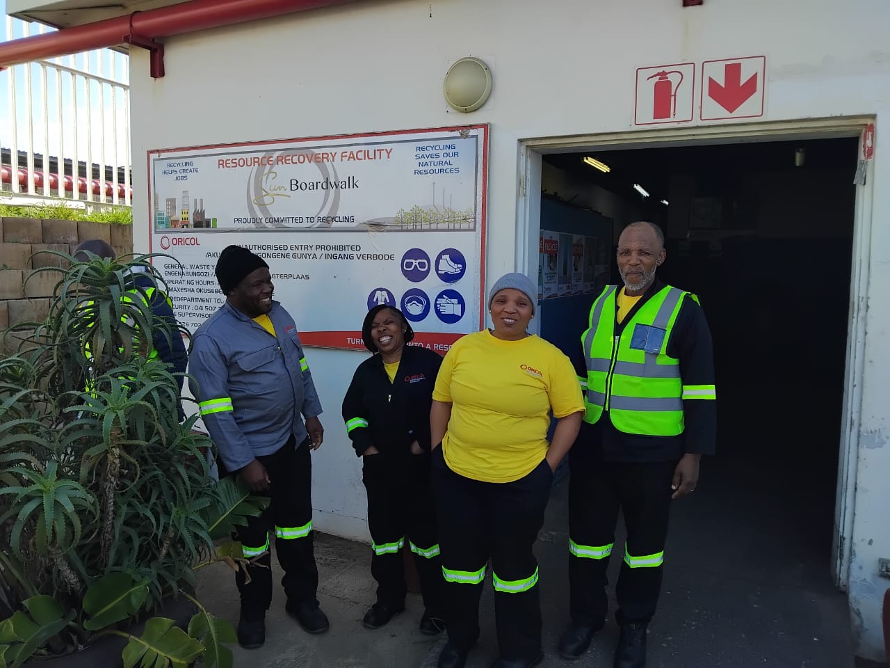 PHOTO-2025-08-07-14-39-50 (1) Oricol Environmental Services introduced a fully managed total waste management programme at Boardwalk Hotel & Casino in Gqeberha (Port Elizabeth), designed to deliver measurable improvement, full compliance and waste recovery and recycling.