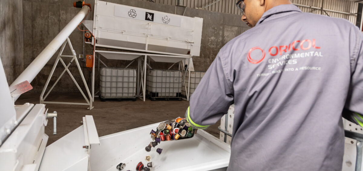 coffee pod recycling oricol nespresso